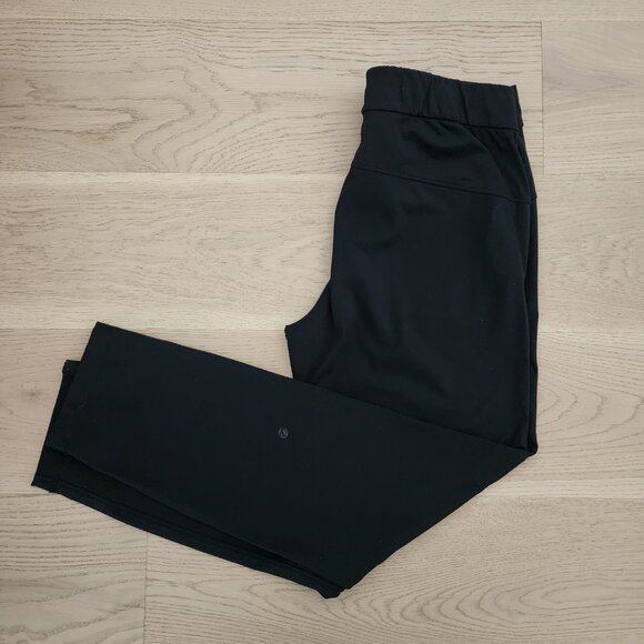 Women's CRZ Yoga size 8/10 black stretch drawstring ankle pants - Picture 8 of 11
